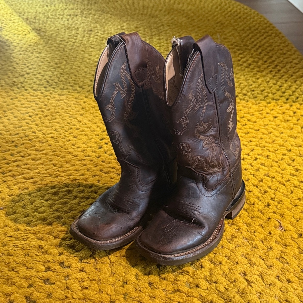 Children's Western Leather Boots